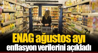 ENAG ağustos ayı enflasyon verilerini açıkladı