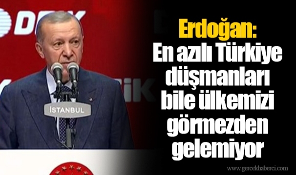 Erdoğan: En azılı Türkiye düşmanları bile ülkemizi görmezden gelemiyor