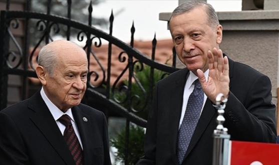 Erdoğan, MHP Genel Başkanı Bahçeli ile görüştü
