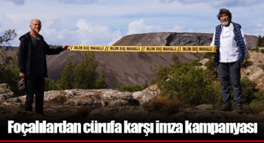 Foçalılardan cürufa karşı imza kampanyası
