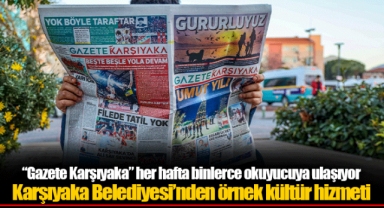 “Gazete Karşıyaka” her hafta binlerce okuyucuya ulaşıyor