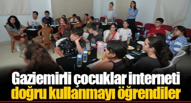 Gaziemirli çocuklar interneti doğru kullanmayı öğrendiler
