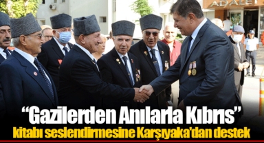 “Gazilerden Anılarla Kıbrıs” kitabı seslendirmesine Karşıyaka'dan destek
