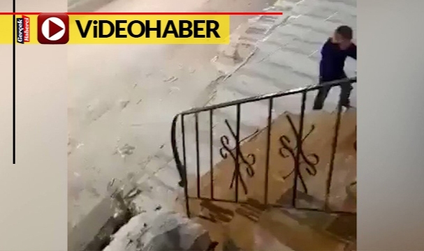 Hapisten çıktı kendisi için yapılan kutlamada can verdi