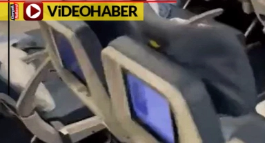 Havada panik anları! Yolcu ishal oldu uçak acil iniş yaptı