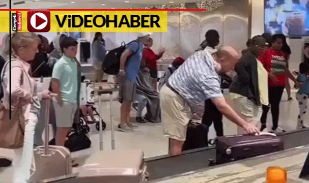 Herkesin gözü önünde kulaklığı böyle çaldı...