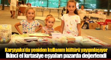 İkinci el kırtasiye eşyaları pazarda değerlendi