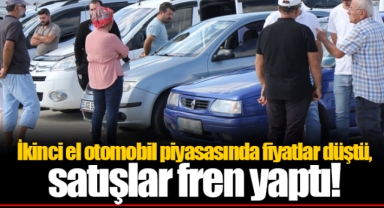 İkinci el otomobil piyasasında fiyatlar düştü, satışlar fren yaptı!