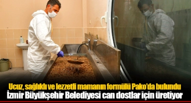 İzmir Büyükşehir Belediyesi can dostlar için üretiyor