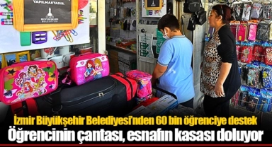 İzmir Büyükşehir Belediyesi’nden 60 bin öğrenciye destek