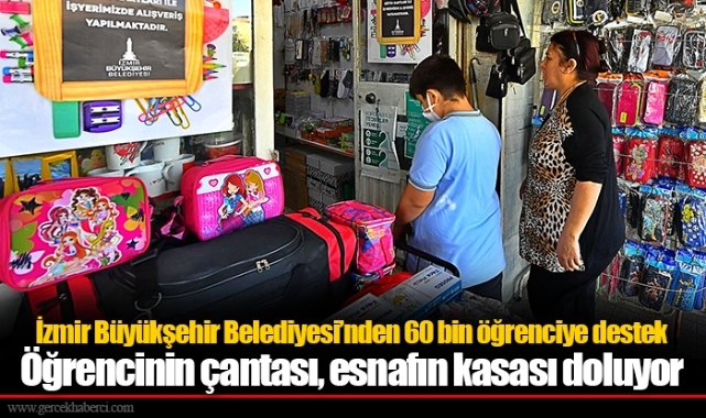 İzmir Büyükşehir Belediyesi’nden 60 bin öğrenciye destek