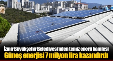 İzmir Büyükşehir Belediyesi’nden temiz enerji hamlesi