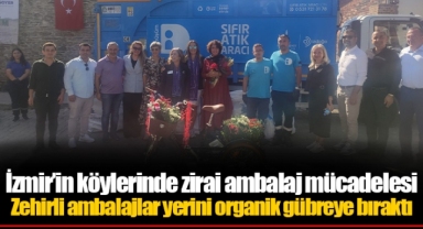 İzmir’in köylerinde zirai ambalaj mücadelesi