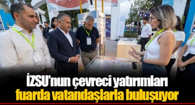 İZSU’nun çevreci yatırımları fuarda vatandaşlarla buluşuyor