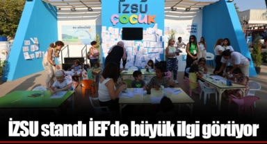 İZSU standı İEF’de büyük ilgi görüyor