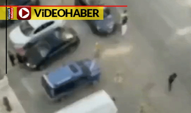 Kadın sürücüye üzerine yürüdü, bağırdıkça bağırdı