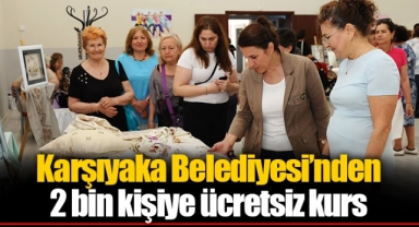 Karşıyaka Belediyesi’nden 2 bin kişiye ücretsiz kurs