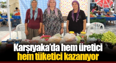Karşıyaka’da hem üretici hem tüketici kazanıyor 