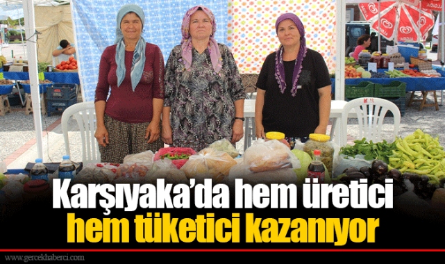 Karşıyaka’da hem üretici hem tüketici kazanıyor 