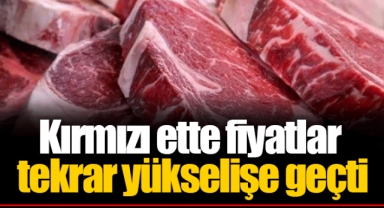 Kırmızı ette fiyatlar tekrar yükselişe geçti
