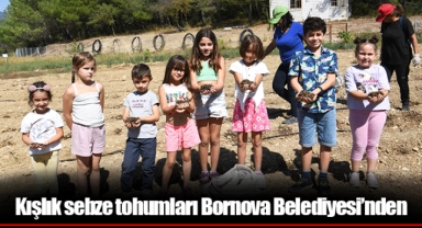 Kışlık sebze tohumları Bornova Belediyesi’nden