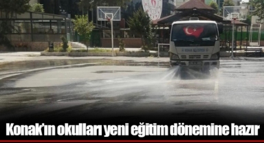 Konak’ın okulları yeni eğitim dönemine hazır