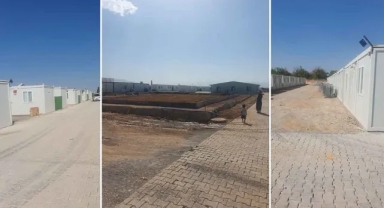Konteyner kentte protesto yürüyüşü: Depremzedeler gözaltına alındı