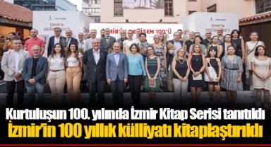 Kurtuluşun 100. yılında İzmir Kitap Serisi tanıtıldı