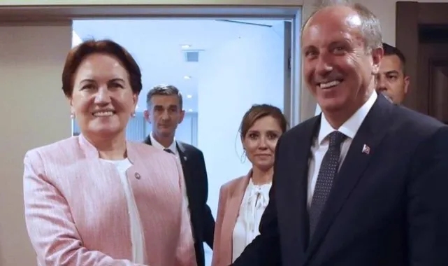 Memleket Partisi Genel Başkanı Muharrem İnce, İYİ Parti Genel Başkanı Meral Akşener ile bir araya geldi