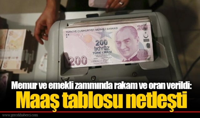 Memur ve emekli zammında rakam ve oran verildi: Maaş tablosu netleşti