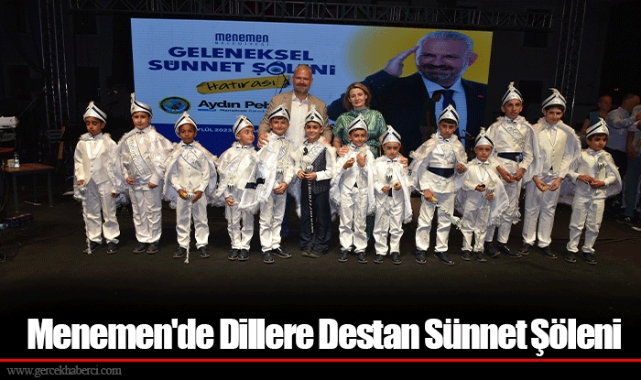 Menemen'de Dillere Destan Sünnet Şöleni