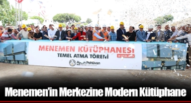 Menemen’in Merkezine Modern Kütüphane