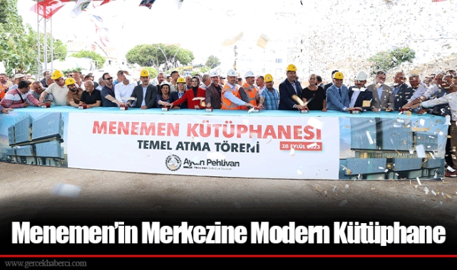 Menemen’in Merkezine Modern Kütüphane