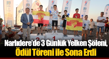 Narlıdere'de 3 Günlük Yelken Şöleni, Ödül Töreni ile Sona Erdi