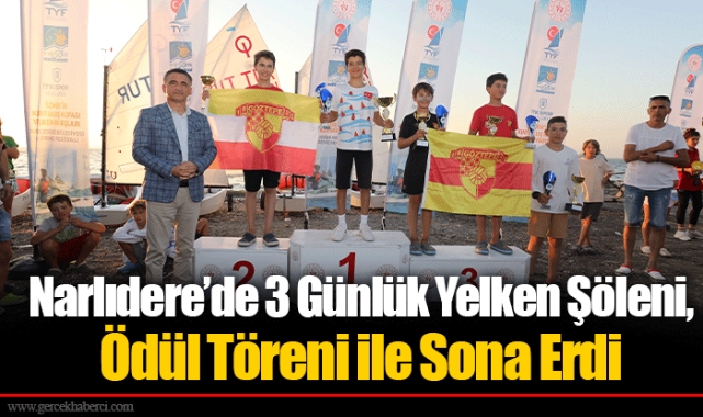 Narlıdere'de 3 Günlük Yelken Şöleni, Ödül Töreni ile Sona Erdi