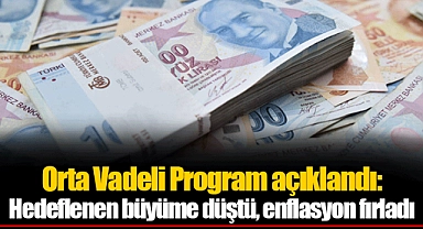 Orta Vadeli Program açıklandı: Hedeflenen büyüme düştü, enflasyon fırladı