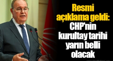 Resmi açıklama geldi: CHP'nin kurultay tarihi yarın belli olacak