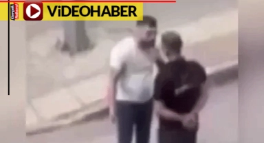 Sabrın böylesi! Darp edilen motokurye, kollarını bağlayarak sessizce böyle bekledi