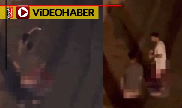 Taksim Camii'nin yan sokağında şortlarını indirip fotoğraf çeken iki şahıs yakalandı