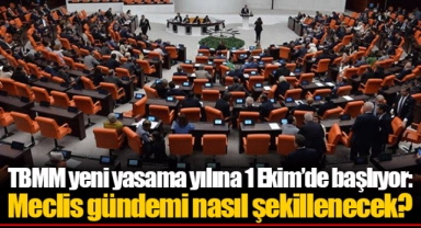 TBMM yeni yasama yılına 1 Ekim’de başlıyor: Meclis gündemi nasıl şekillenecek?