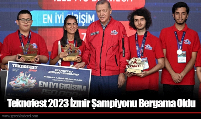 Teknofest 2023 İzmir Şampiyonu Bergama Oldu