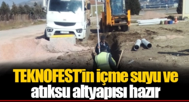 TEKNOFEST’in içme suyu ve atıksu altyapısı hazır
