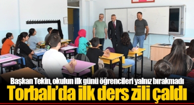 Torbalı’da ilk ders zili çaldı