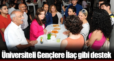 Üniversiteli Gençlere İlaç gibi destek