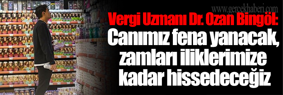 Vergi Uzmanı Dr. Ozan Bingöl: Canımız fena yanacak, zamları iliklerimize kadar hissedeceğiz