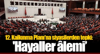 12. Kalkınma Planı'na siyasilerden tepki: 'Hayaller âlemi’