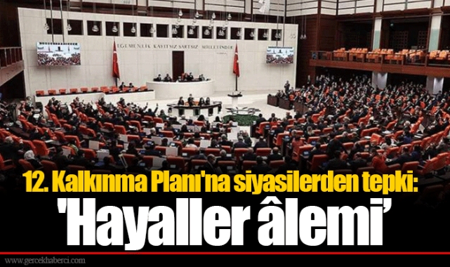 12. Kalkınma Planı'na siyasilerden tepki: 'Hayaller âlemi’
