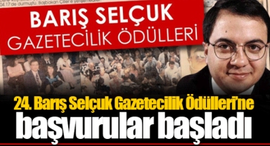 24. Barış Selçuk Gazetecilik Ödülleri’ne başvurular başladı