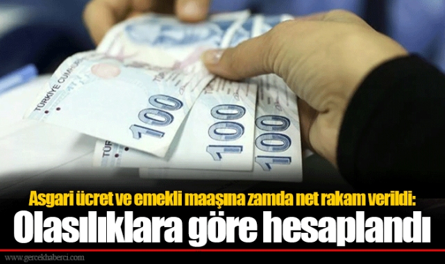 Asgari ücret ve emekli maaşına zamda net rakam verildi: Olasılıklara göre hesaplandı