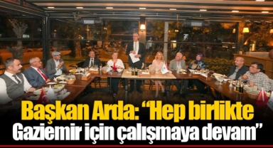 Başkan Arda: “Hep birlikte Gaziemir için çalışmaya devam”